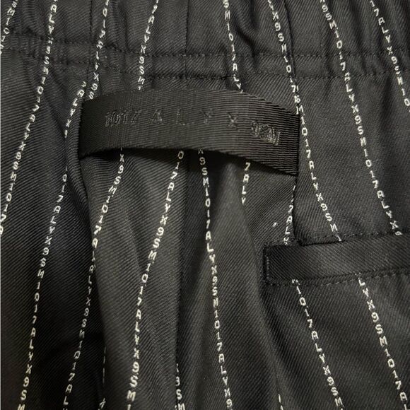 1017 ALYX 9SM Pinstripe Wool Blend Pants Made in Italy - Size M - Picture 9 of 16